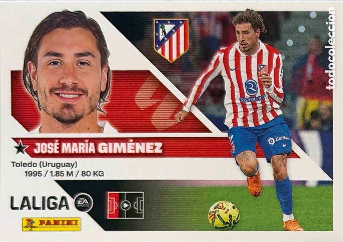 Cromos de f&uacute;tbol: 08B.- Gim&eacute;nez (ATL. MADRID) - COLECCIONES ESTE 2026/27 (PANINI)