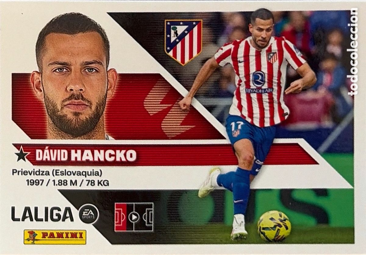 Cromos de f&uacute;tbol: 9.- Hancko (ATL. MADRID) - COLECCIONES ESTE 2026/27 (PANINI)