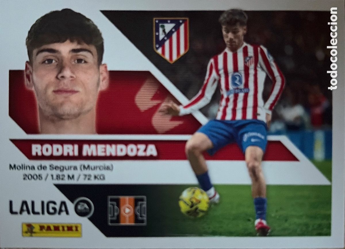 Fu&szlig;ball-Sticker: 14A.- Rodri Mendoza (ATL. MADRID) - COLECCIONES ESTE 2026/27 (PANINI)