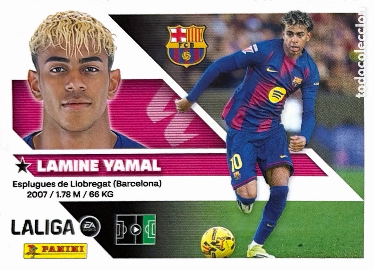 Cromos de f&uacute;tbol: 20.- Lamine Yamal (BARCELONA) - COLECCIONES ESTE 2026/27 (PANINI)