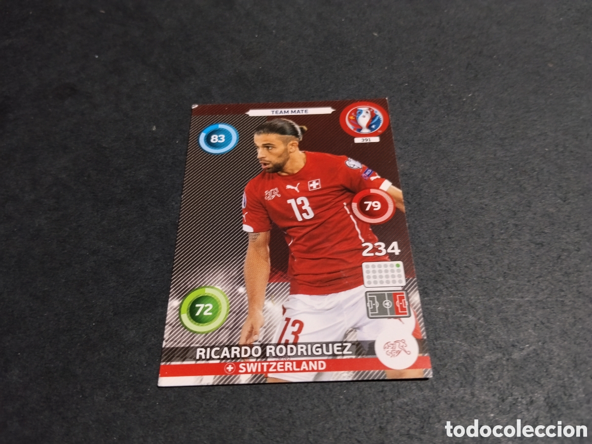 Cromos de f&uacute;tbol: Cromo futbol Ricardo Rodr&iacute;guez, Suiza