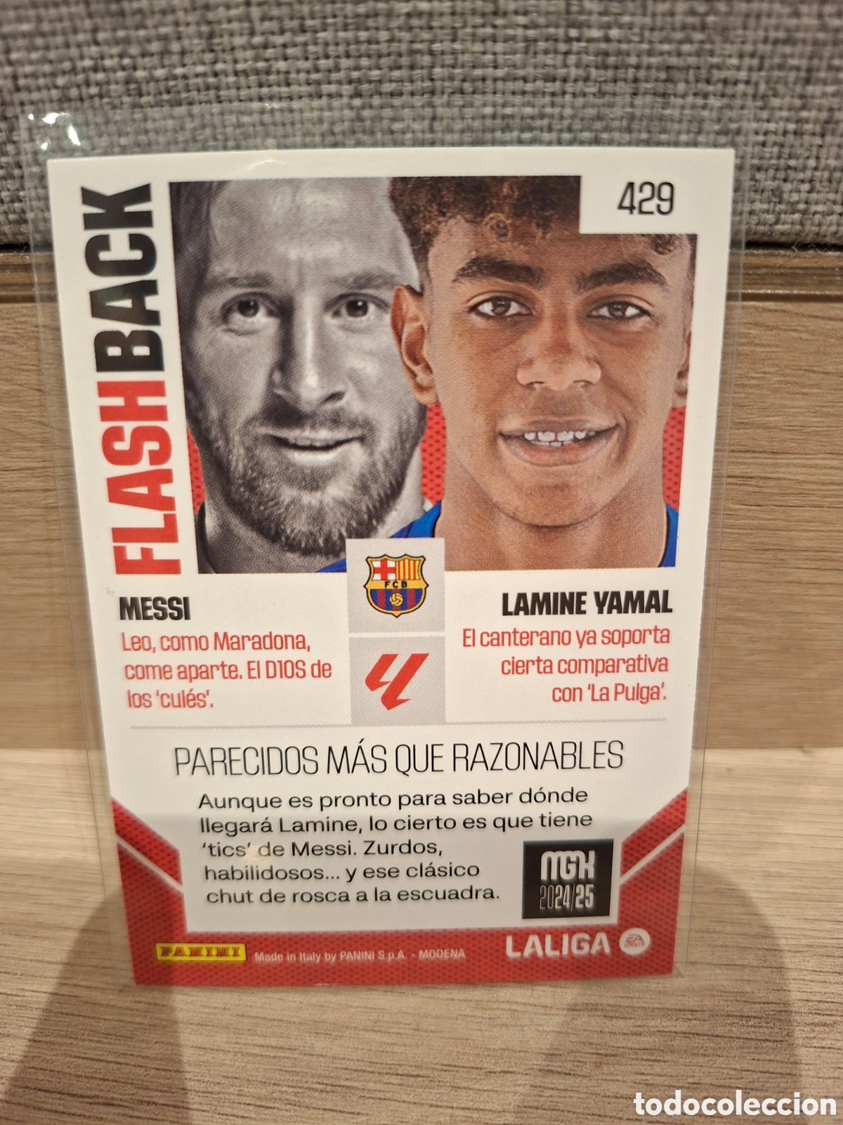 Cromos de f&uacute;tbol: Messi - Lamine Yamal - Flashback 429 - Foto 2
