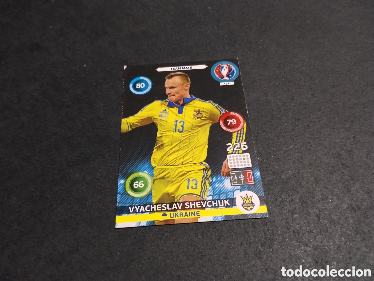 Cromos de f&uacute;tbol: Cromo futbol vyacheslav shevchuk, Ucrania