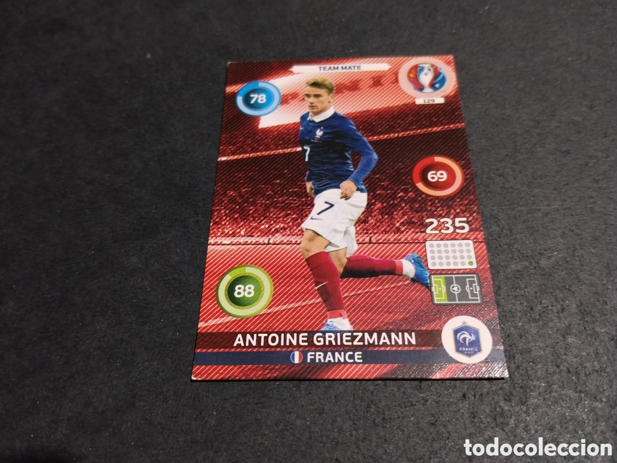 Cromos de f&uacute;tbol: Cromo futbol Antoine Griezmann, Francia