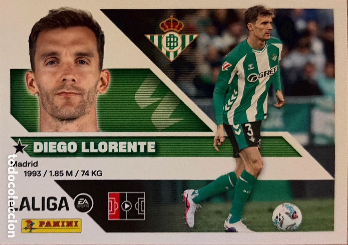 Fu&szlig;ball-Sticker: 6.- Diego Llorente (R. BETIS) - COLECCIONES ESTE 2026/27 (PANINI)