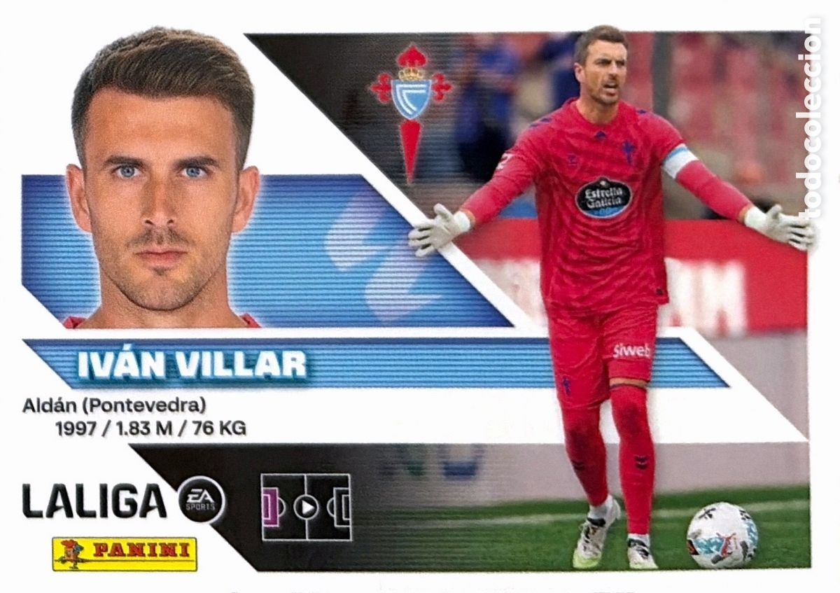 Cromos de f&uacute;tbol: 4.- Iv&aacute;n Villar (R. CELTA) - COLECCIONES ESTE 2026/27 (PANINI)