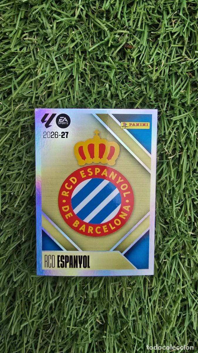 Cromos de f&uacute;tbol: ESCUDO 1 ESPANYOL LIGA ESTE 2026 2027 26 27 PANINI LALIGA EA SPORTS