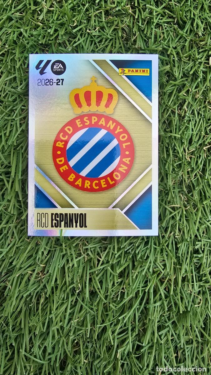Cromos de f&uacute;tbol: ESCUDO 1 ESPANYOL LIGA ESTE 2026 2027 26 27 PANINI LALIGA EA SPORTS