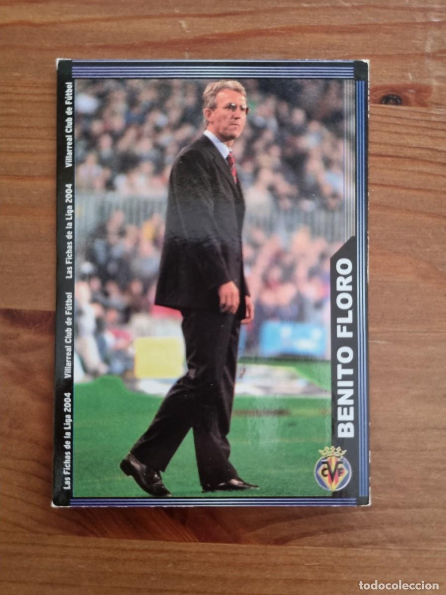 Figurine di Calcio: 381 BENITO FLORO (Villarreal CF). Las Fichas de la Liga 2003 2004 03 04 (Mundicromo)