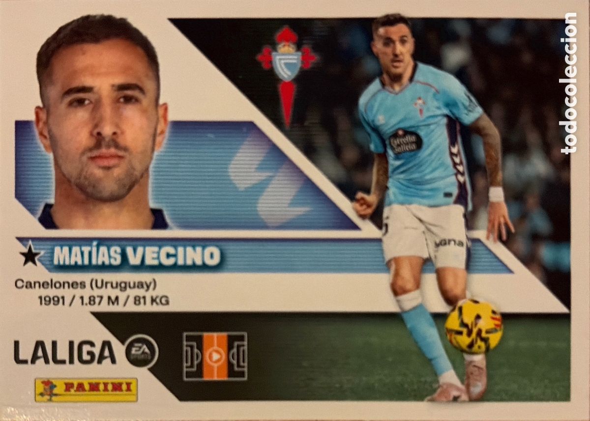 Figurine di Calcio: 14 BIS Vecino -coloca- (R. CELTA) - COLECCIONES ESTE 2026/27 (PANINI)