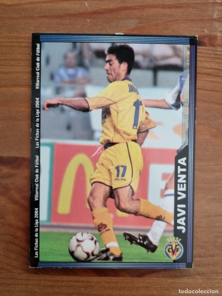 Cromos de f&uacute;tbol: 390 JAVI VENTA (Villarreal CF). Las Fichas de la Liga 2003 2004 03 04 (Mundicromo)