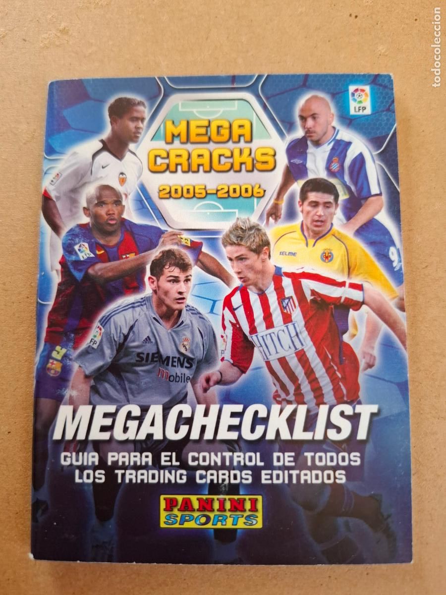 Cromos de Futebol: MEGACRACKS 2005 2006 05 06 - PANINI - MEGACHECKLIST ( SIN USO )