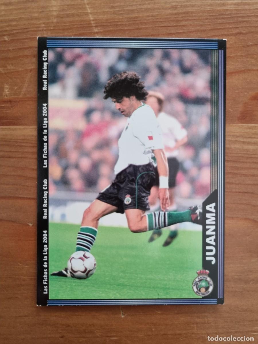 Cromos de f&uacute;tbol: 411 JUANMA (Racing de Santander). Las Fichas de la Liga 2003 2004 03 04 (Mundicromo)
