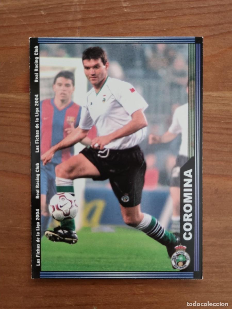 Cromos de f&uacute;tbol: 414 COROMINA (Racing de Santander). Las Fichas de la Liga 2003 2004 03 04 (Mundicromo)
