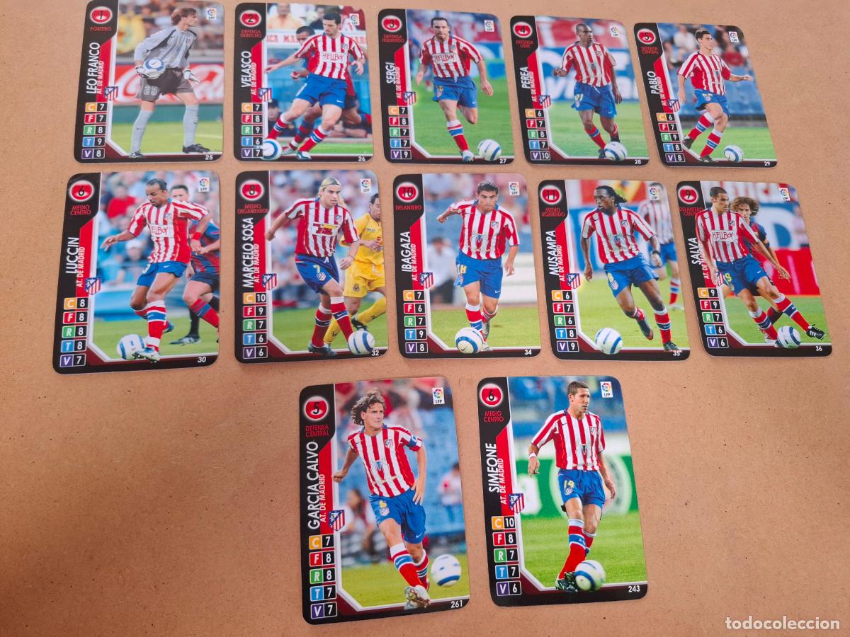 Cromos de f&uacute;tbol: DERBY TOTAL 2004 2005 04 05 - PANINI - AT. MADRID - 12 CARDS