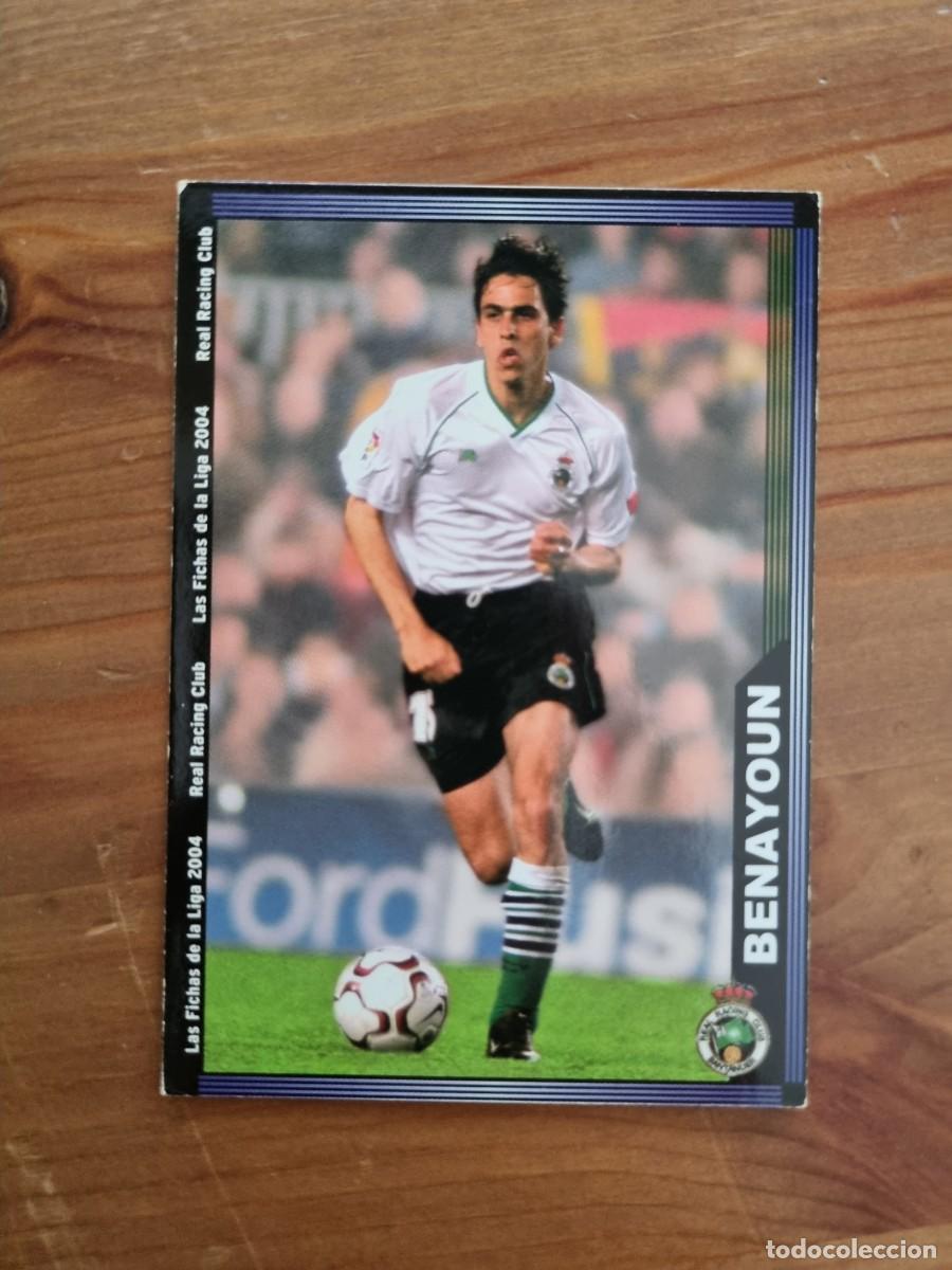 Cromos de f&uacute;tbol: 420 BENAYOUN (Racing de Santander). Las Fichas de la Liga 2003 2004 03 04 (Mundicromo)