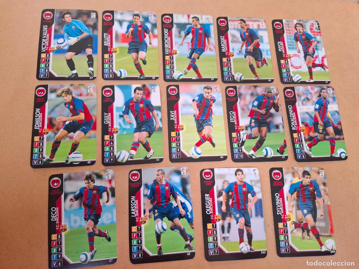 Cromos de f&uacute;tbol: DERBY TOTAL 2004 2005 04 05 - PANINI - FC. BARCELONA - 14 CARDS ( EQUIPO COMPLETO )