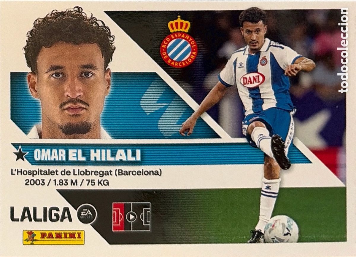 Cromos de f&uacute;tbol: 5.- El Hilali (ESPANYOL) - COLECCIONES ESTE 2026/27 (PANINI)