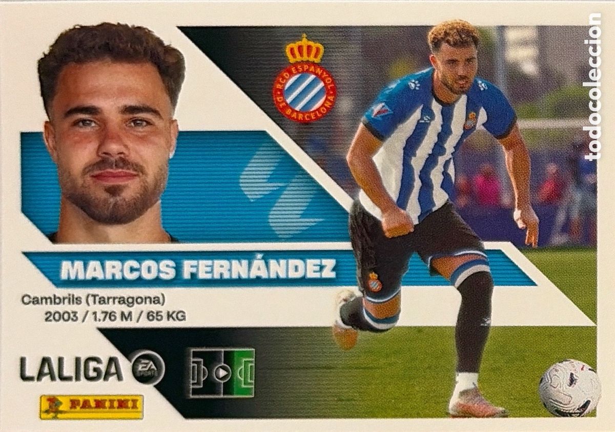 Cromos de f&uacute;tbol: 15.- Marcos Fern&aacute;ndez (ESPANYOL) - COLECCIONES ESTE 2026/27 (PANINI)