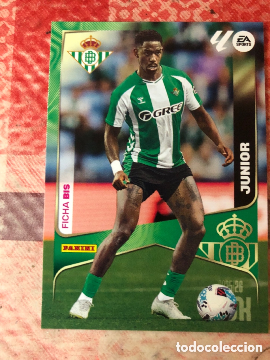 Football Stickers: 98 BIS JUNIOR BETIS MEGACRACKS 2025 2026 PANINI 25 26