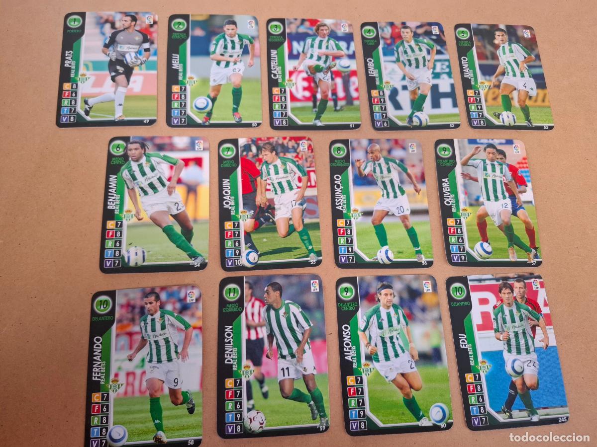 Football Stickers: DERBY TOTAL 2004 2005 04 05 - PANINI - REAL BETIS - 13 CARDS ( EQUIPO COMPLETO )