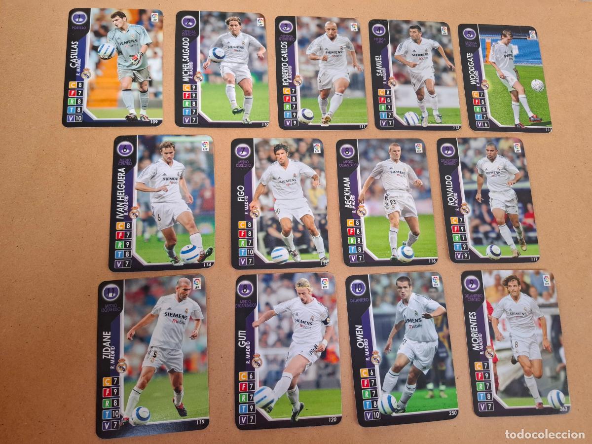 Football Stickers: DERBY TOTAL 2004 2005 04 05 - PANINI - REAL MADRID - 13 CARDS DIFERENTES