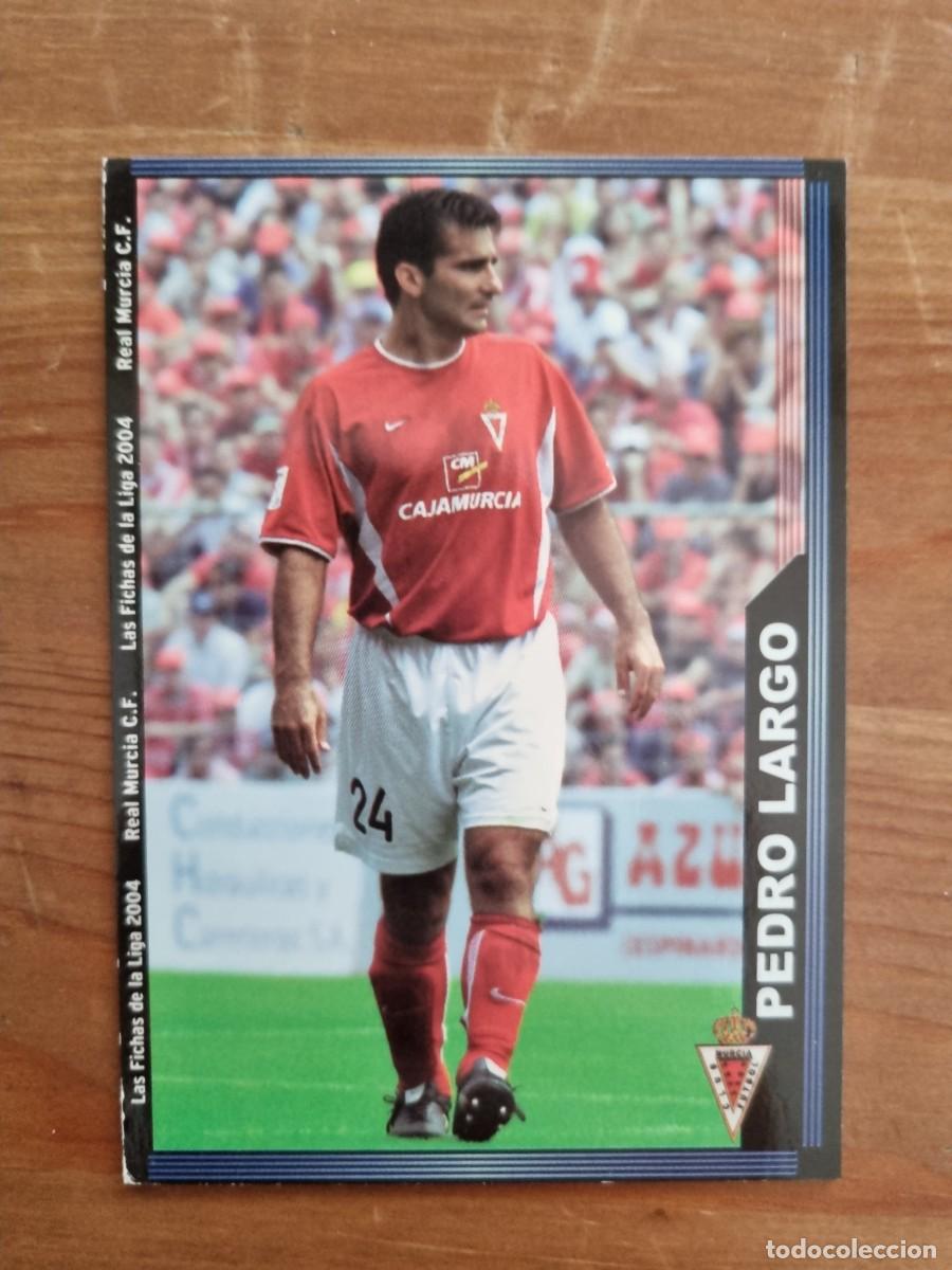 Cromos de f&uacute;tbol: 467 PEDRO LARGO (Real Murcia). Las Fichas de la Liga 2003 2004 03 04 (Mundicromo)