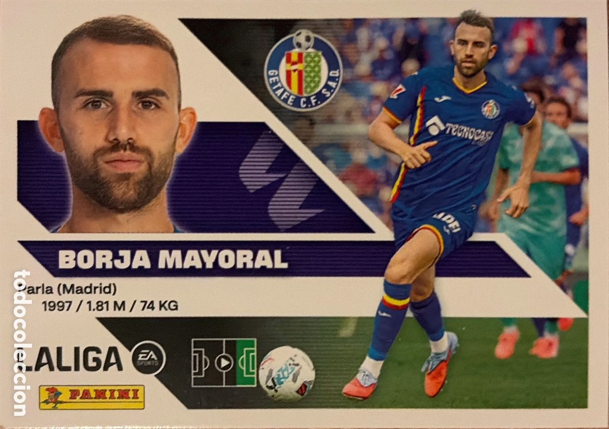 Cromos de f&uacute;tbol: 18.- Borja Mayoral (GETAFE) - COLECCIONES ESTE 2026/27 (PANINI)