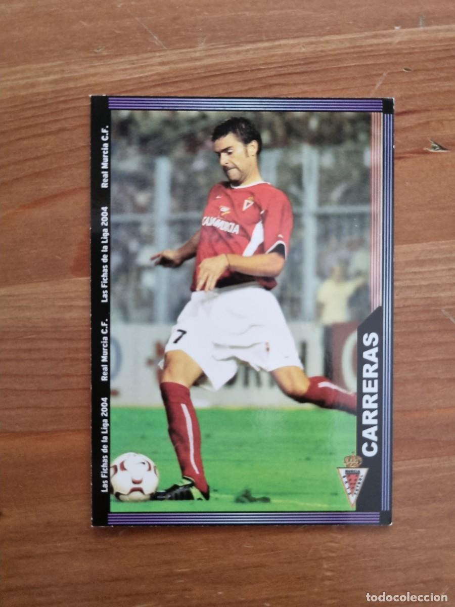 Football Stickers: 475 CARRERAS (Real Murcia). Las Fichas de la Liga 2003 2004 03 04 (Mundicromo)