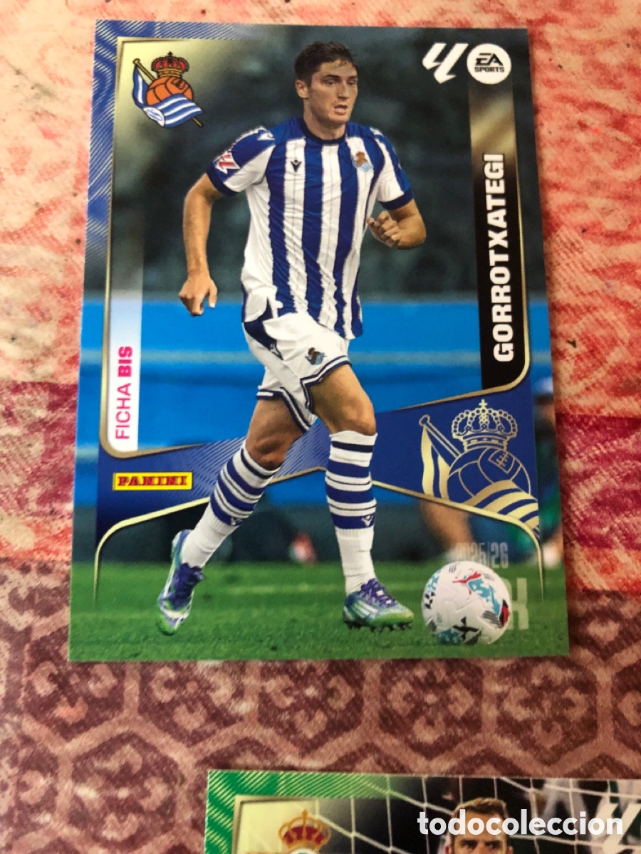Football Stickers: GORROTXATEGI REAL SOCIEDAD NUMERO 316 BIS MEGACRACKS 2025 2026