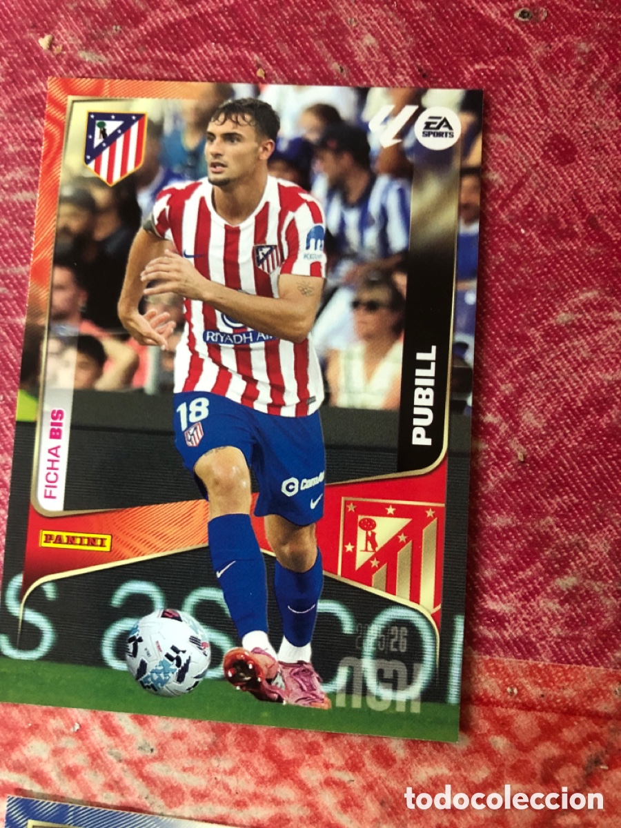 Football Stickers: 58 BIS PUBILL ATLETICO DE MADRID FICHAS ALBUM MEGACRACKS 2025 2026 MGK 25 26