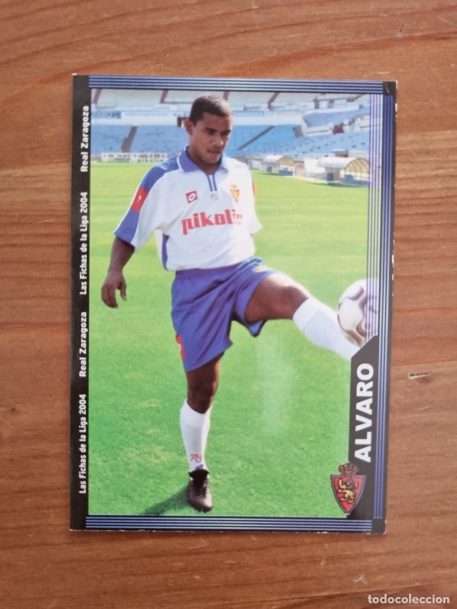 Cartes &agrave; collectionner de Football: 498 &Aacute;LVARO (Real Zaragoza). Las Fichas de la Liga 2003 2004 03 04 (Mundicromo)