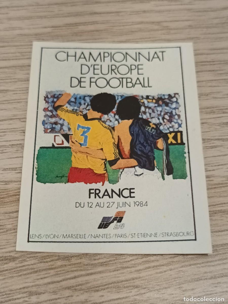 Cromos de f&uacute;tbol: EURO 84 PANINI 9 CARTEL POSTER RECUPERADO