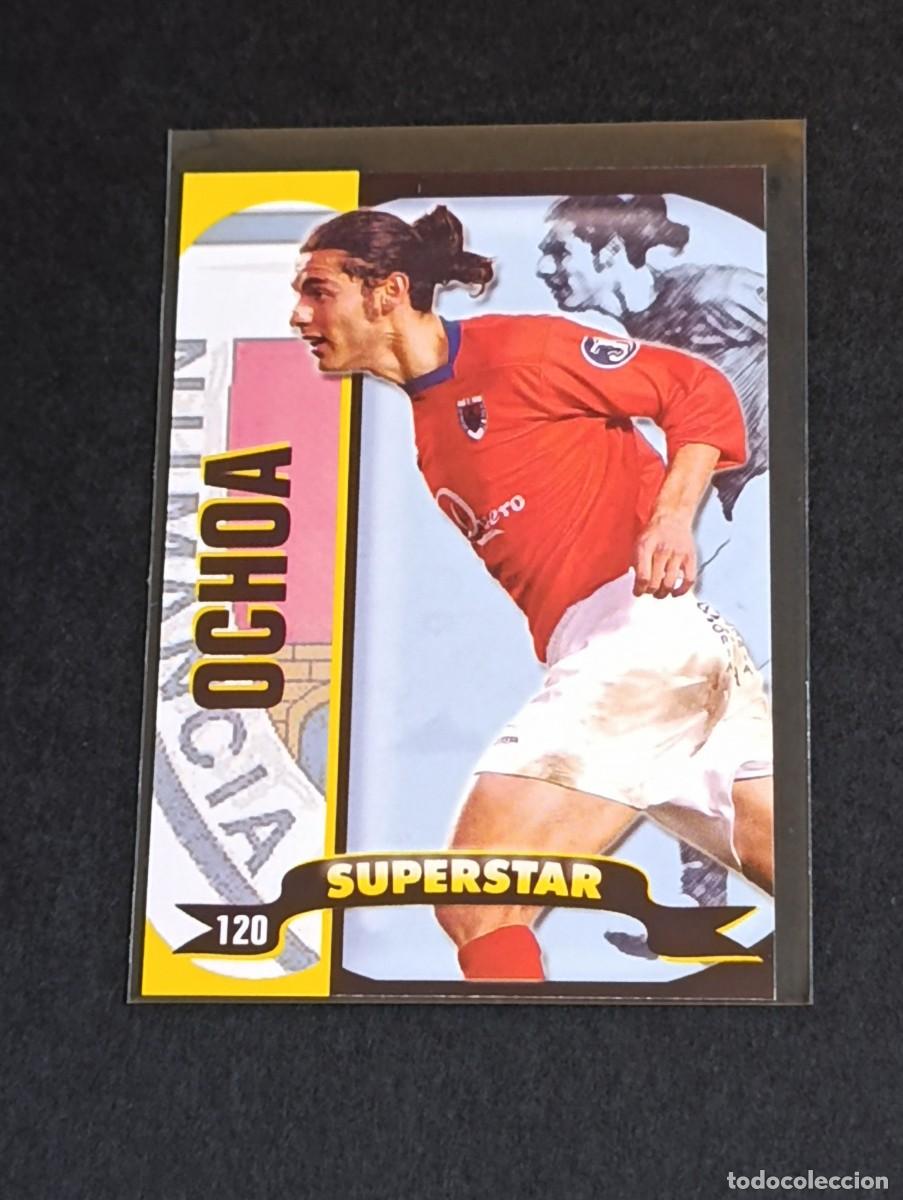 Cromos de f&uacute;tbol: OCHOA SUPERSTAR MATE #120 CD NUMANCIA - MUNDICROMO TOP LA LIGA 2004 2005 - MC SPORT 04 05