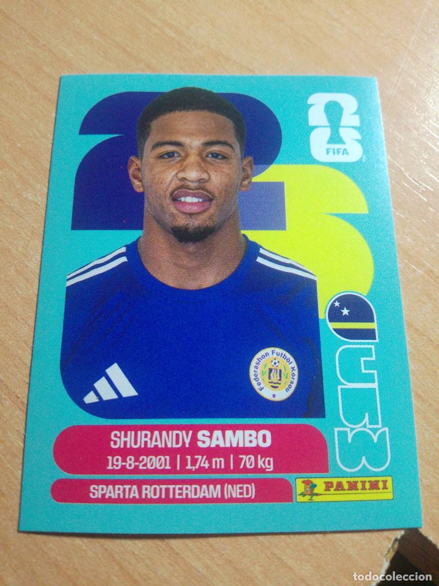 Cromos de f&uacute;tbol: CUW 8 SHURANDY SAMBO CURA&Ccedil;AO MUNDIAL FIFA WORLD CUP 2026 26 PANINI STICKERS NUEVO