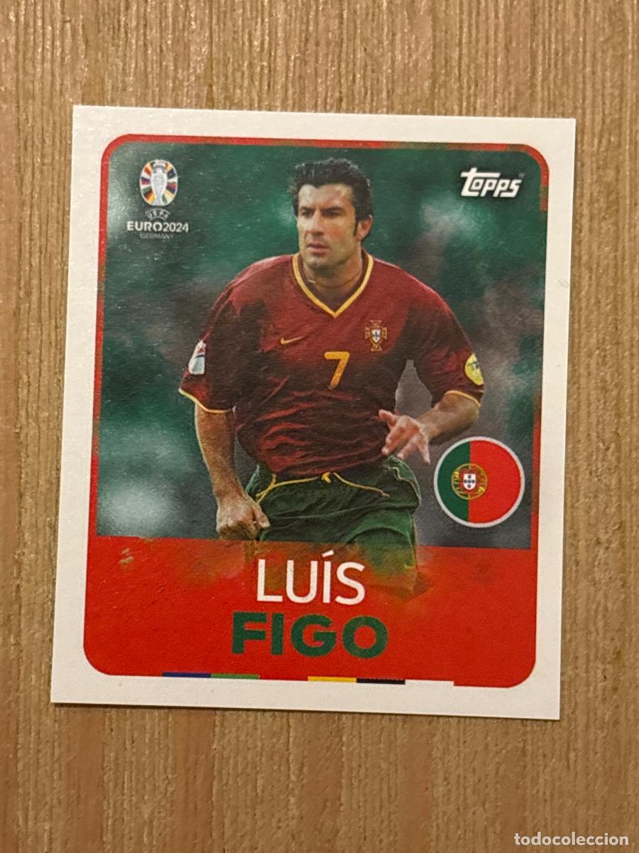 Cromos de f&uacute;tbol: 37. LUIS FIGO LEG7 LEG 7 CROMO STICKER UEFA EURO EUROCOPA 2024 TOPPS
