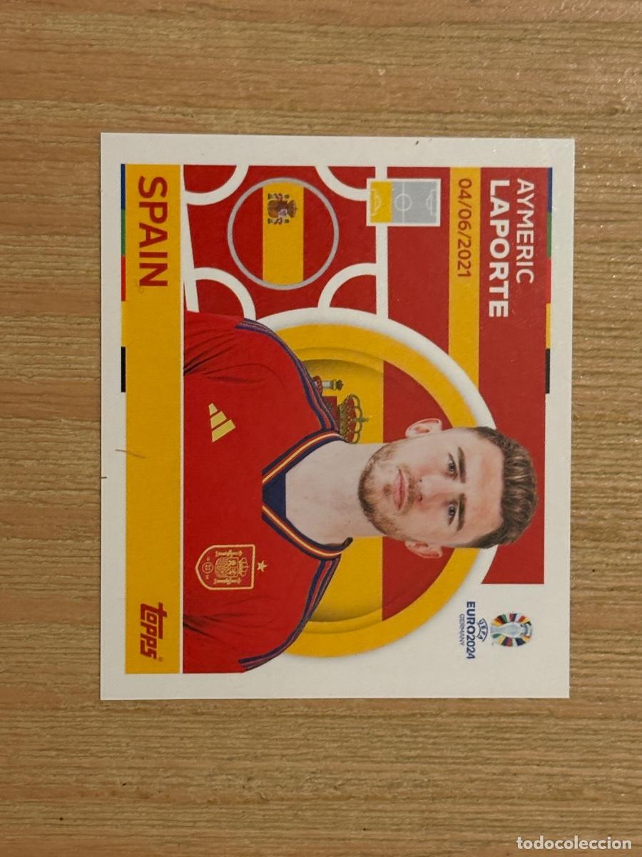 Cromos de f&uacute;tbol: 37. LAPORTE ESP10 ESP 10 CROMO STICKER UEFA EURO EUROCOPA 2024 TOPPS