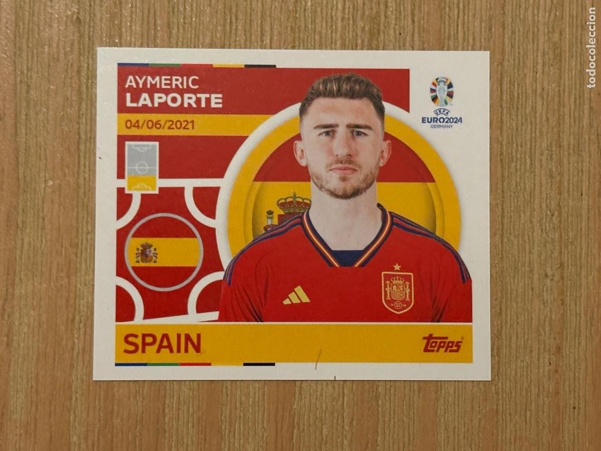 Figurine di Calcio: 37. LAPORTE ESP10 ESP 10 CROMO STICKER UEFA EURO EUROCOPA 2024 TOPPS