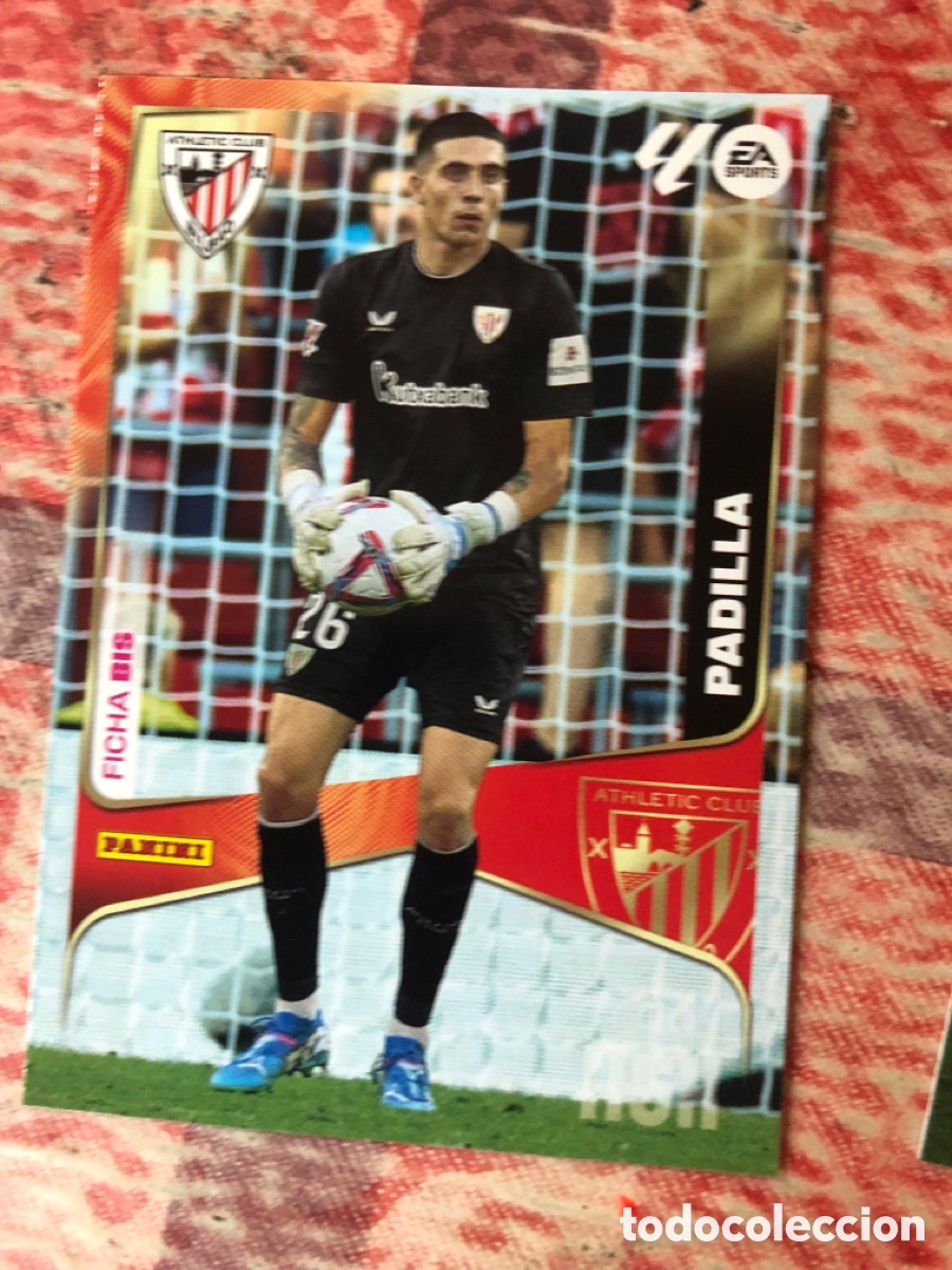 Cromos de f&uacute;tbol: 39 BIS PADILLA ATHLETIC DE BILBAO FICHAS ALBUM MEGACRACKS 2025 2026 MGK 25 26