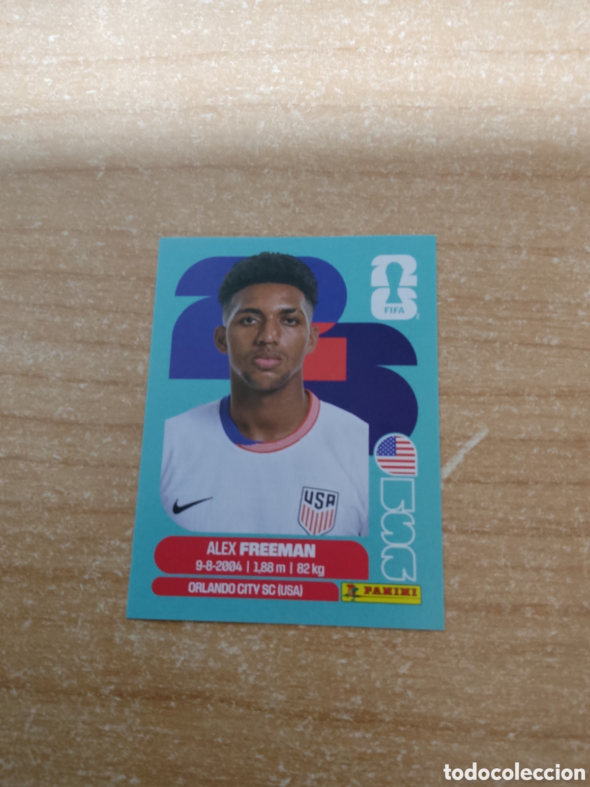 Cromos de f&uacute;tbol: 6 ALEX FREEMAN ESTADOS UNIDOS FIFA WORLD CUP 2026