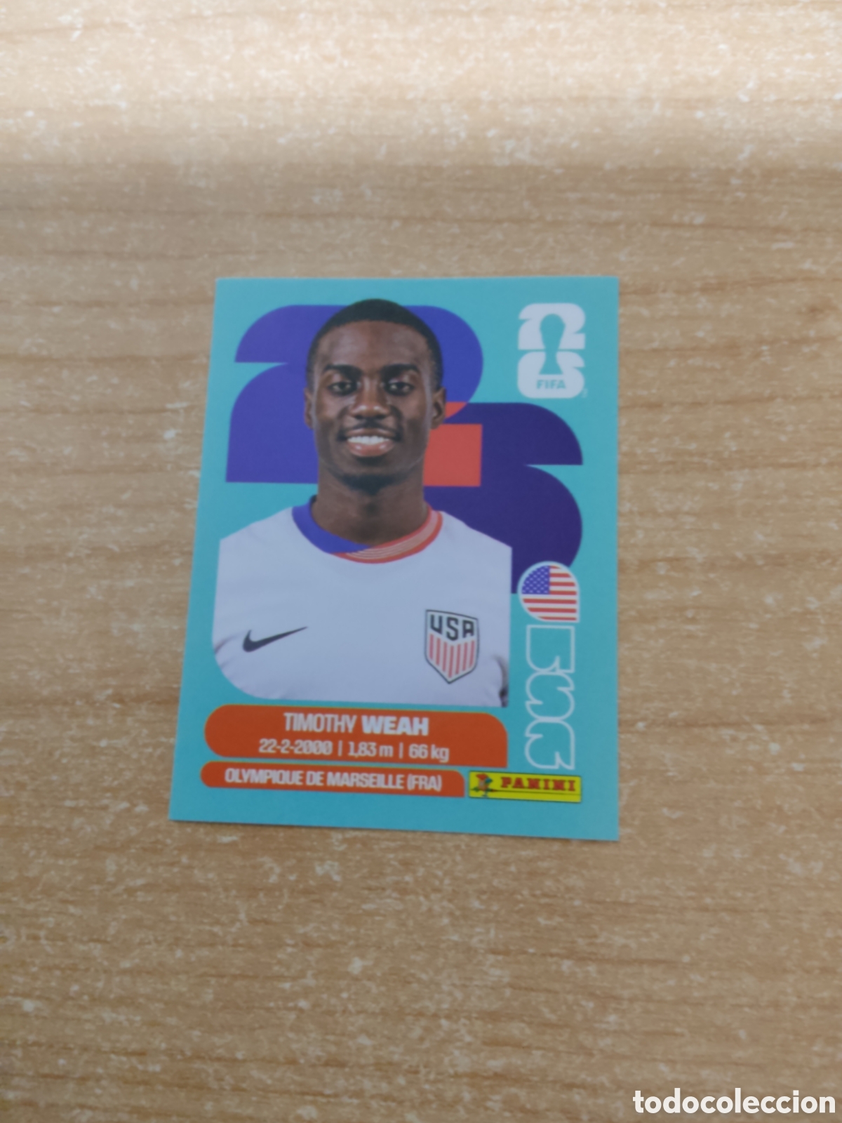 Cromos de f&uacute;tbol: 12 TIMOTHY WEAH ESTADOS UNIDOS FIFA WORLD CUP 2026