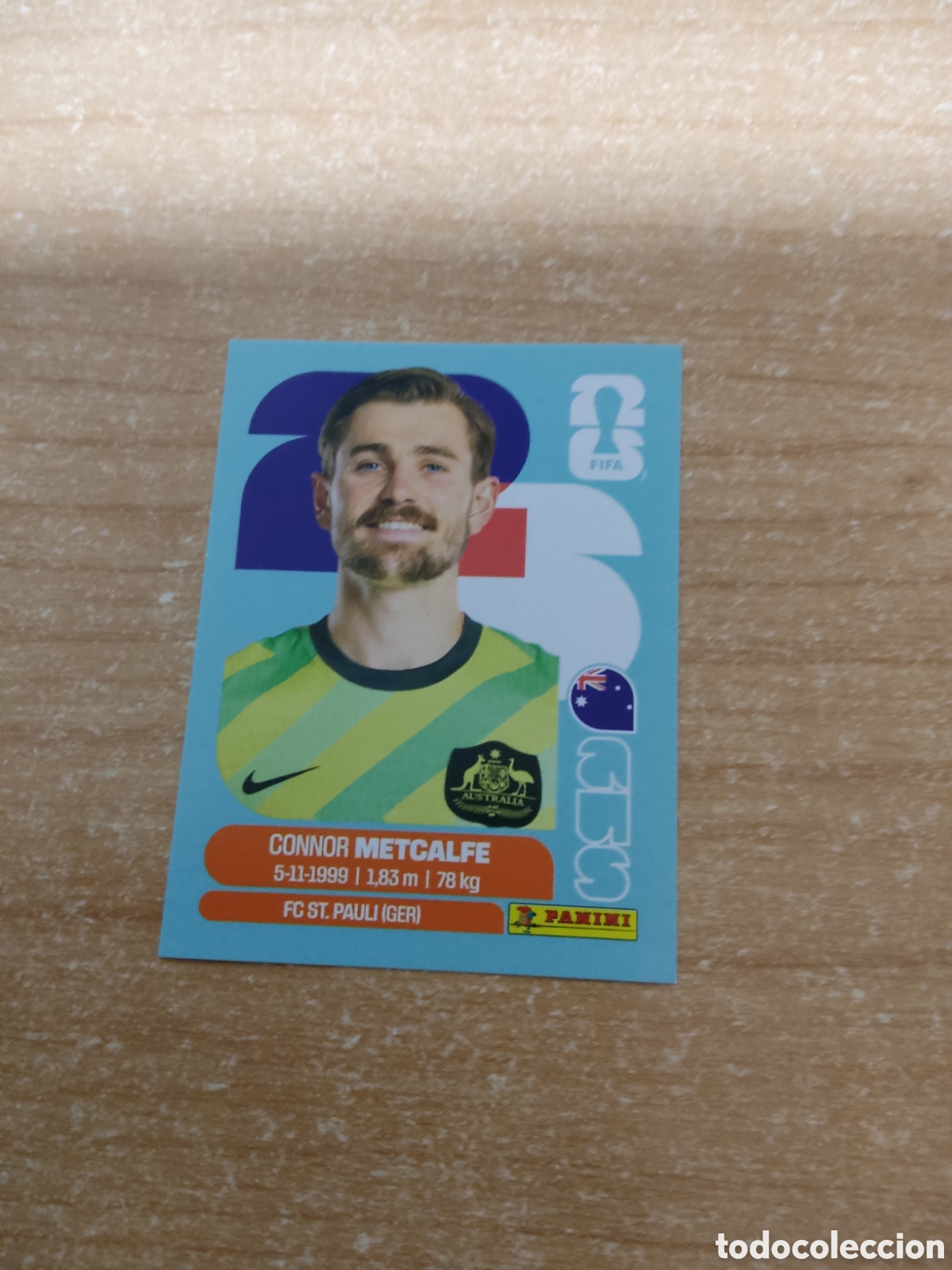 Cromos de f&uacute;tbol: 15 METCALFE AUSTRALIA FIFA WORLD CUP 2026