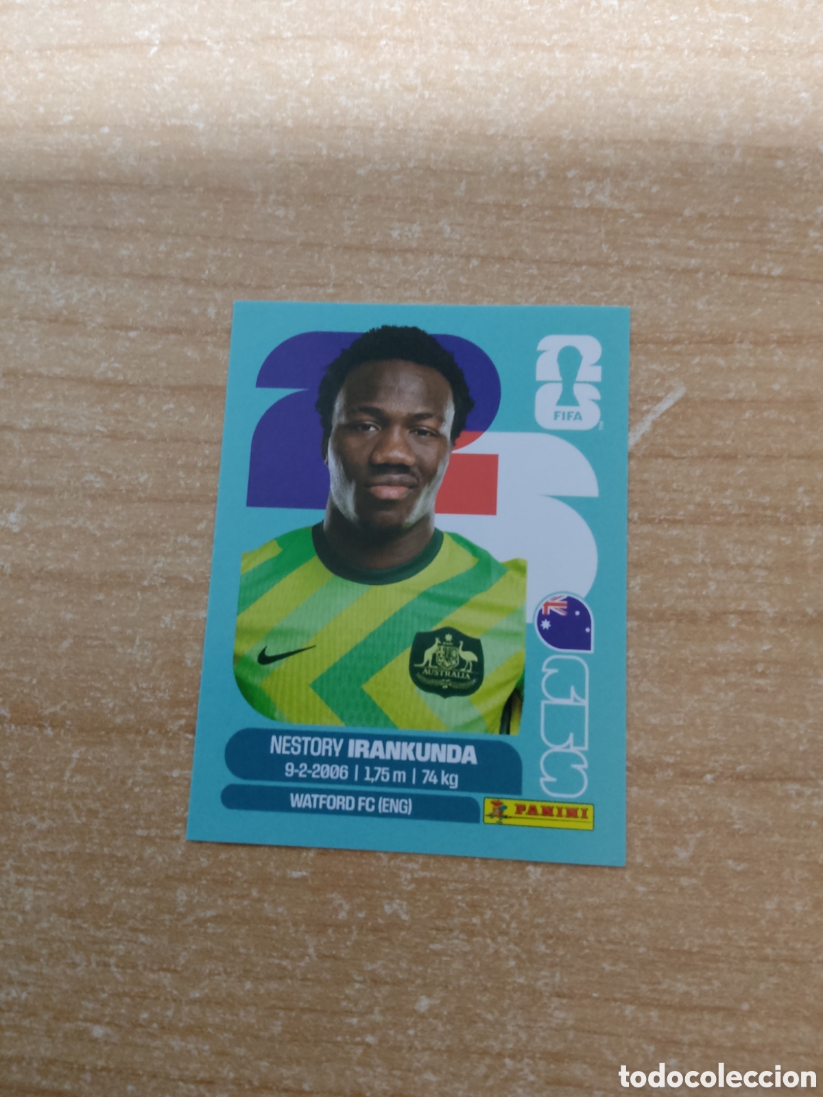 Cromos de f&uacute;tbol: 19 IRANKUNDA AUSTRALIA FIFA WORLD CUP 2026