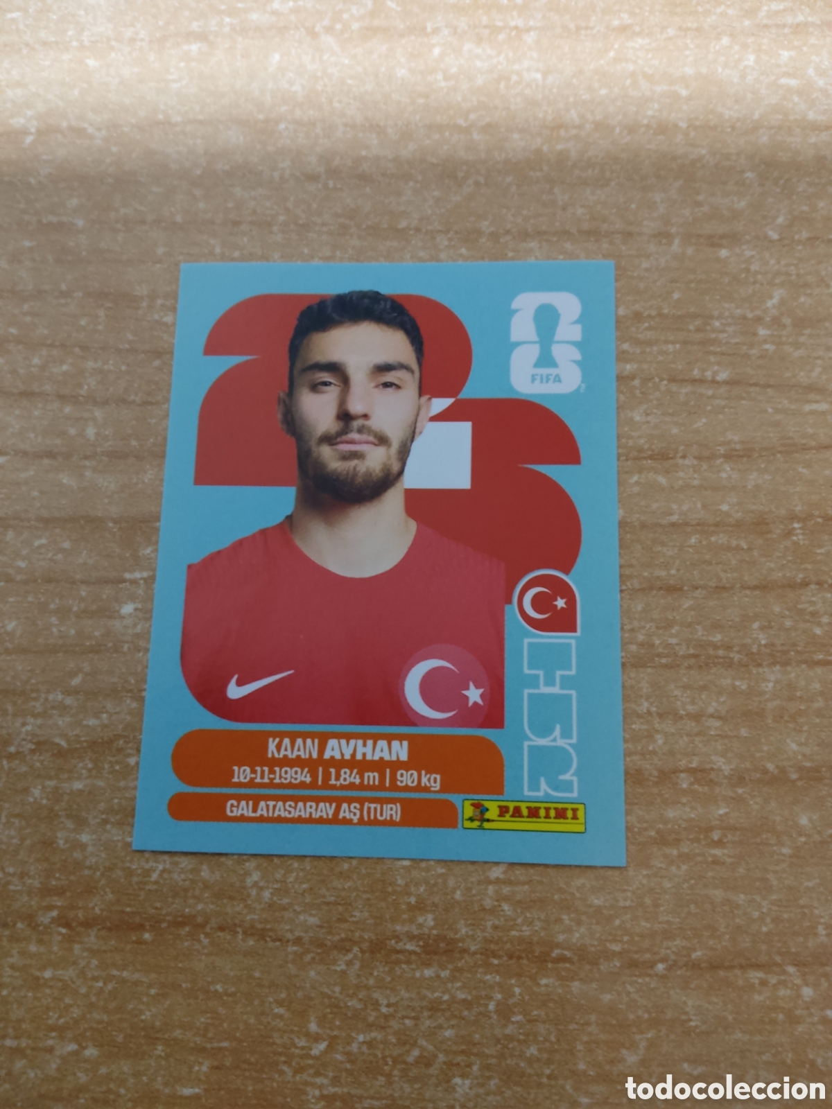 Cromos de f&uacute;tbol: 9 AYHAN TURQUIA FIFA WORLD CUP 2026