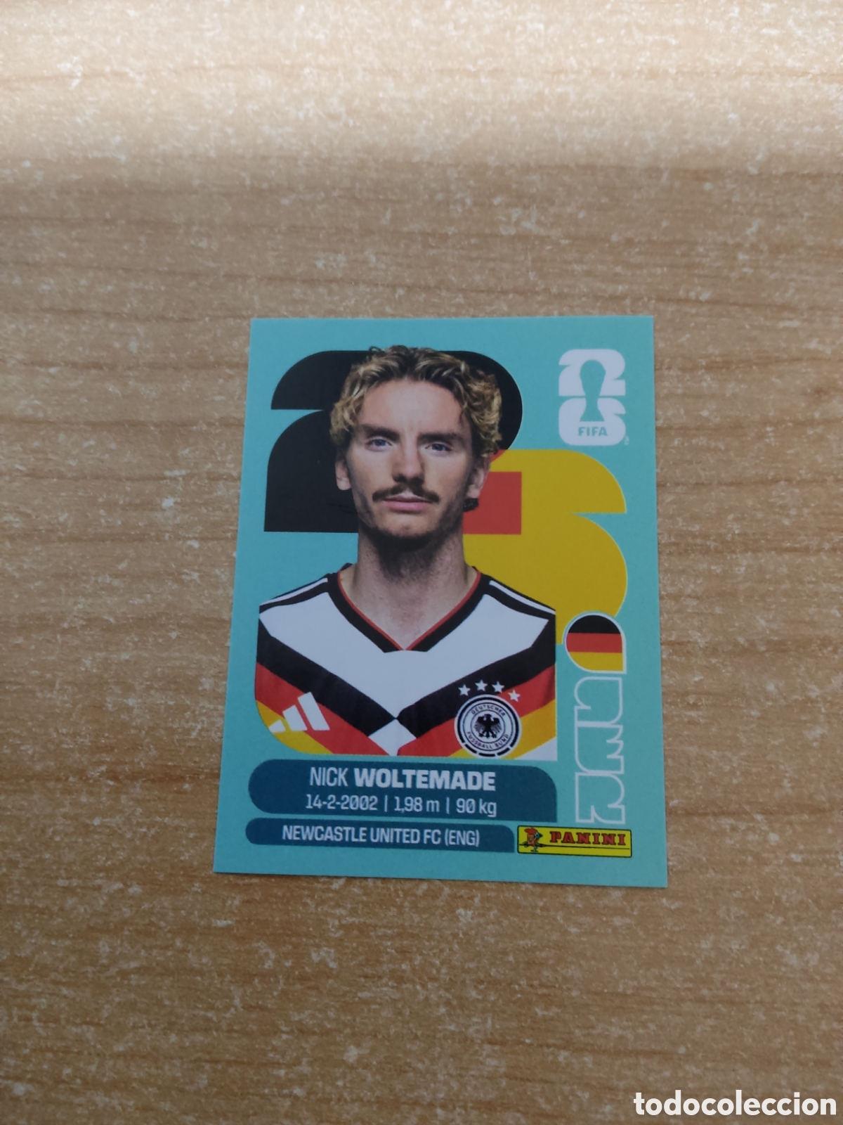 Fu&szlig;ball-Sticker: 20 WOLTEMADE ALEMANIA FIFA WORLD CUP 2026