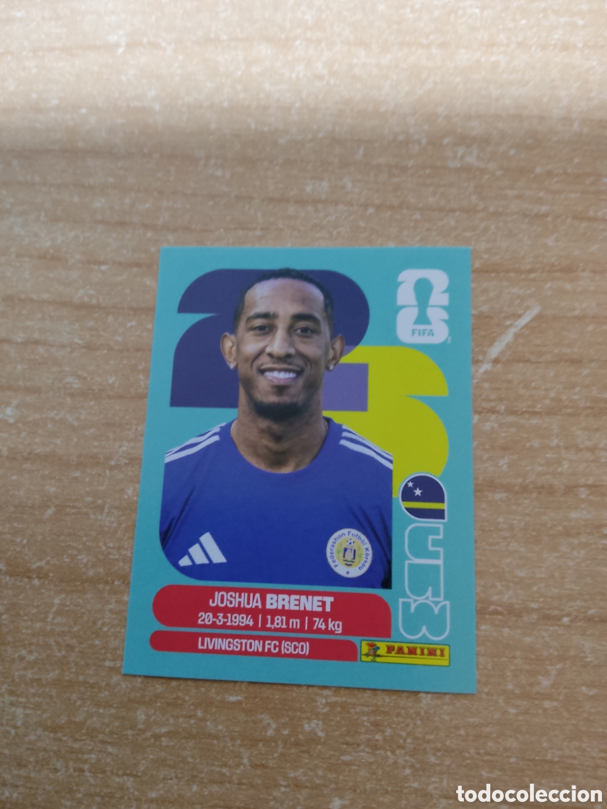 Fu&szlig;ball-Sticker: 6 BRENET CURA&Ccedil;AO FIFA WORLD CUP 2026