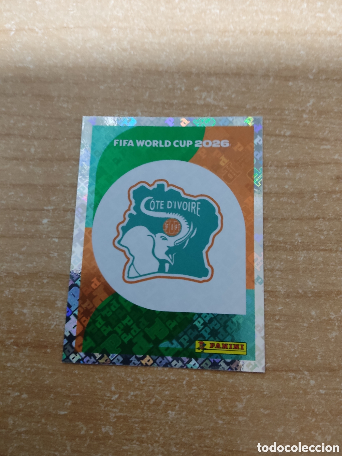 Cromos de f&uacute;tbol: 1 ESCUDO COSTA MARFIL FIFA WORLD CUP 2026