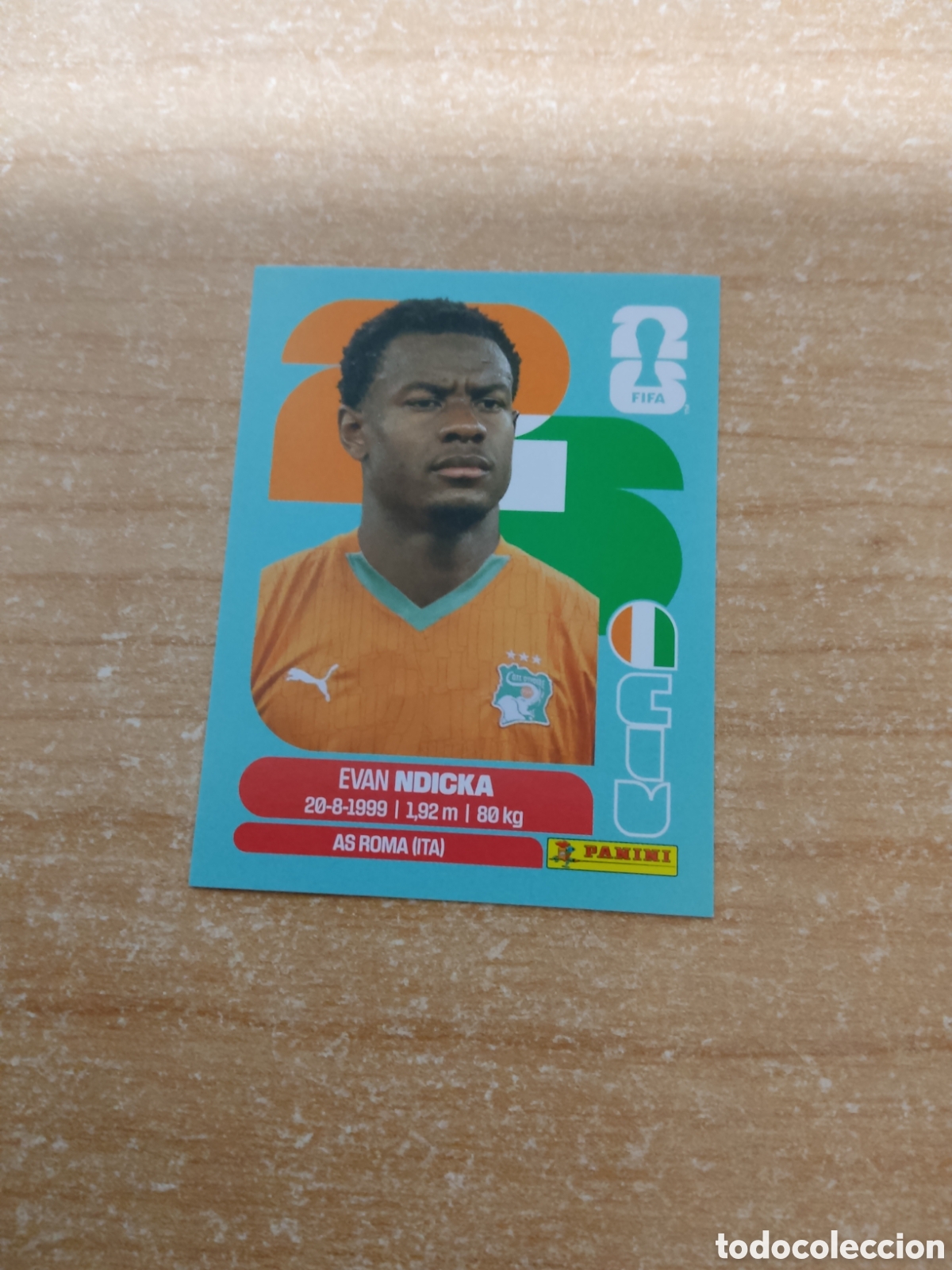 Cromos de f&uacute;tbol: 6 NDICKA COSTA MARFIL FIFA WORLD CUP 2026