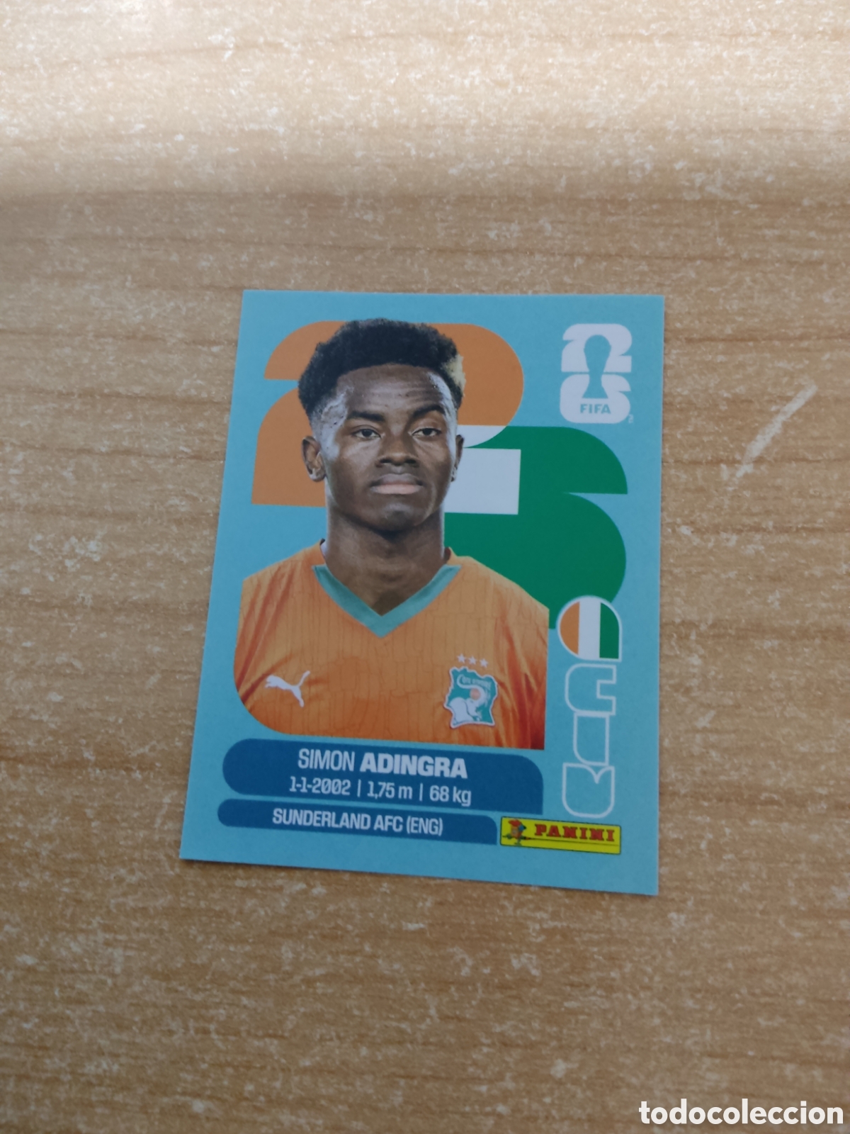 Cromos de f&uacute;tbol: 17 ADINGRA COSTA MARFIL FIFA WORLD CUP 2026