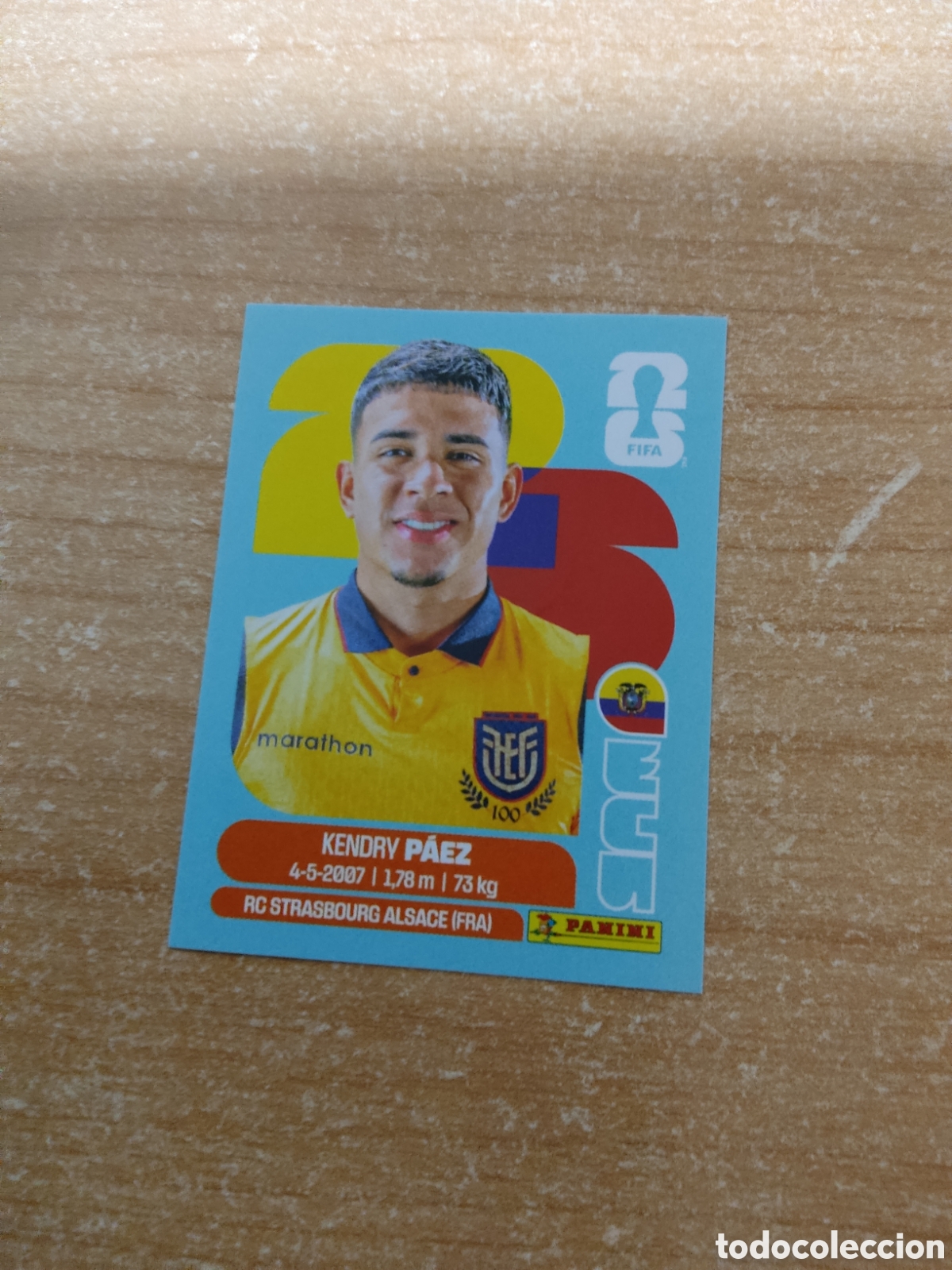 Cromos de f&uacute;tbol: 11 KENDRY PAEZ ECUADOR FIFA WORLD CUP 2026